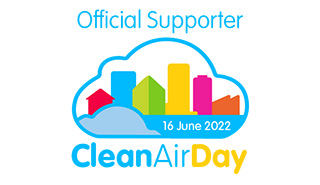 清洁空气日官方支持者的标志